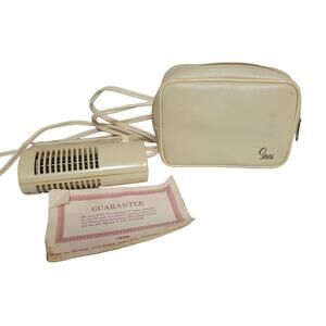 Vintage Sears Travel Dryer With Zippered Case *WORKS*